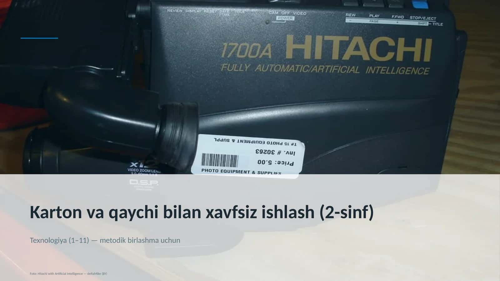 Karton va qaychi bilan xavfsiz ishlash (2-sinf) 1