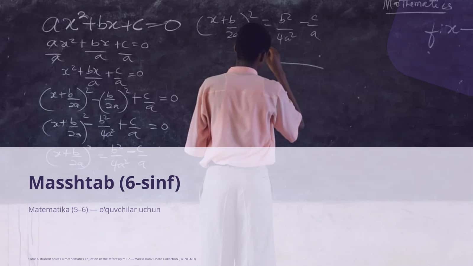Masshtab (6-sinf) 1
