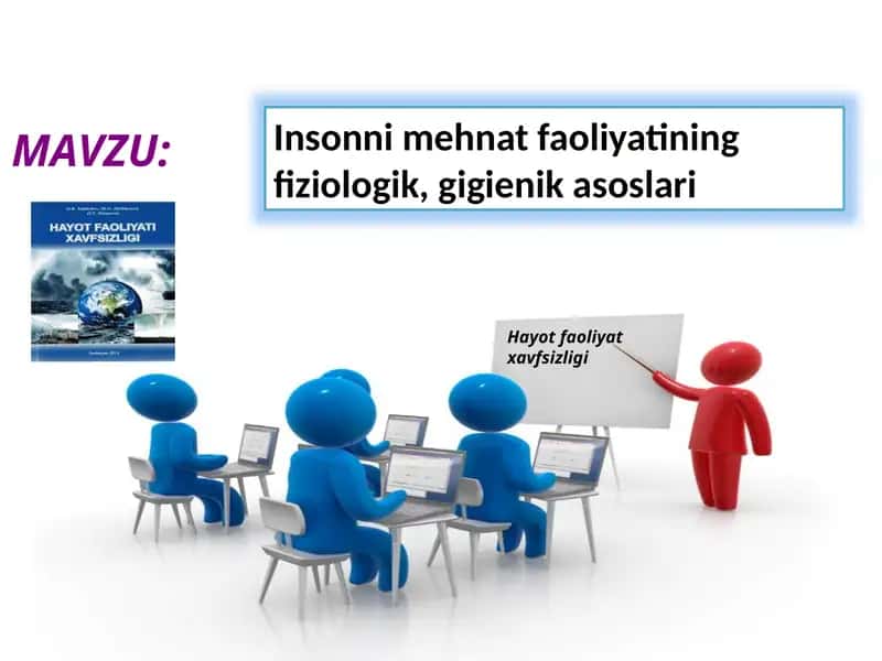 Insonni mehnat faoliyatining fiziologik, gigienik asoslari 1