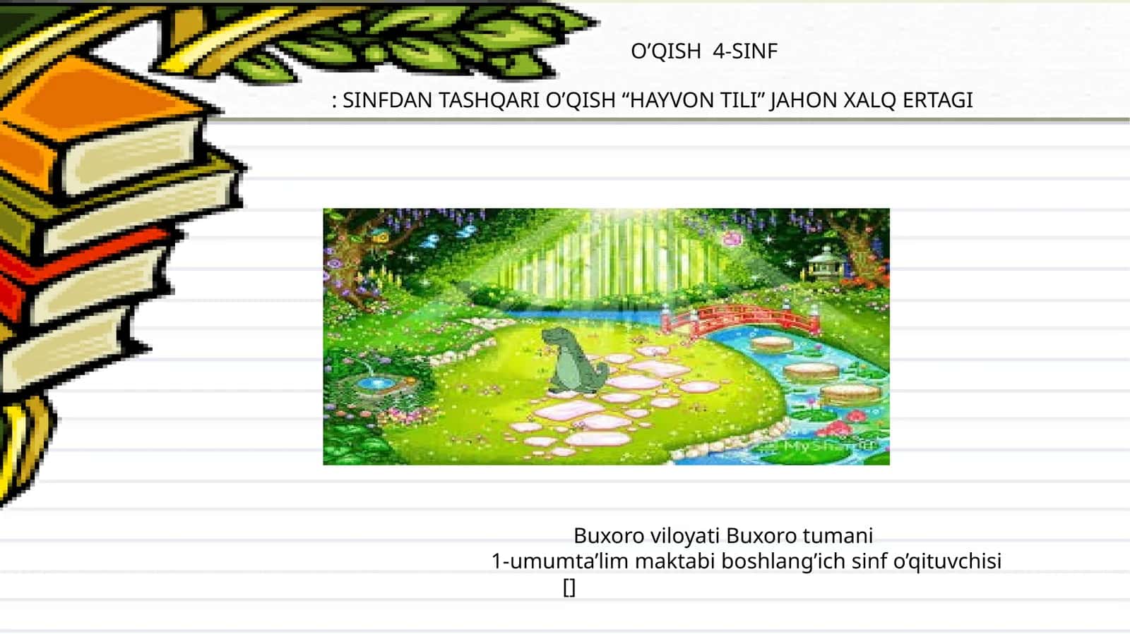 “HAYVON TILI” JAHON XALQ ERTAGI 1