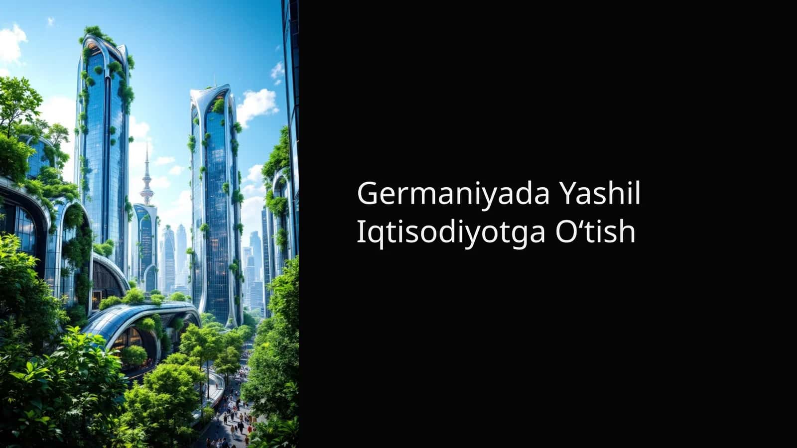 Germaniyada Yashil Iqtisodiyotga Oʻtish 1