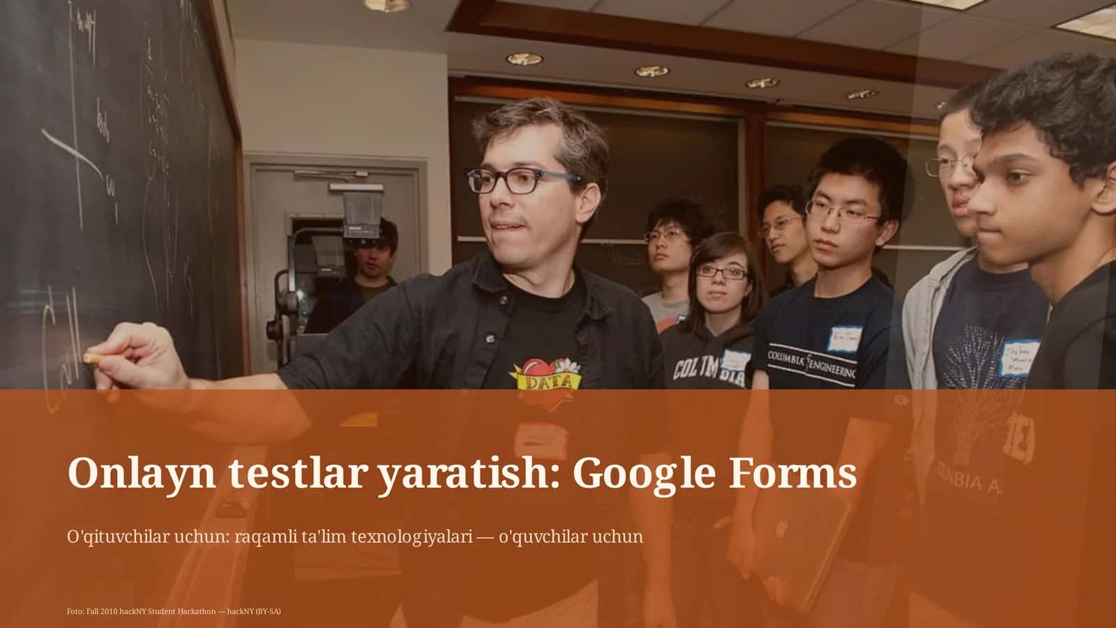 Onlayn testlar yaratish: Google Forms 1