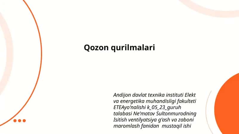 Qozon qurilmalari 1