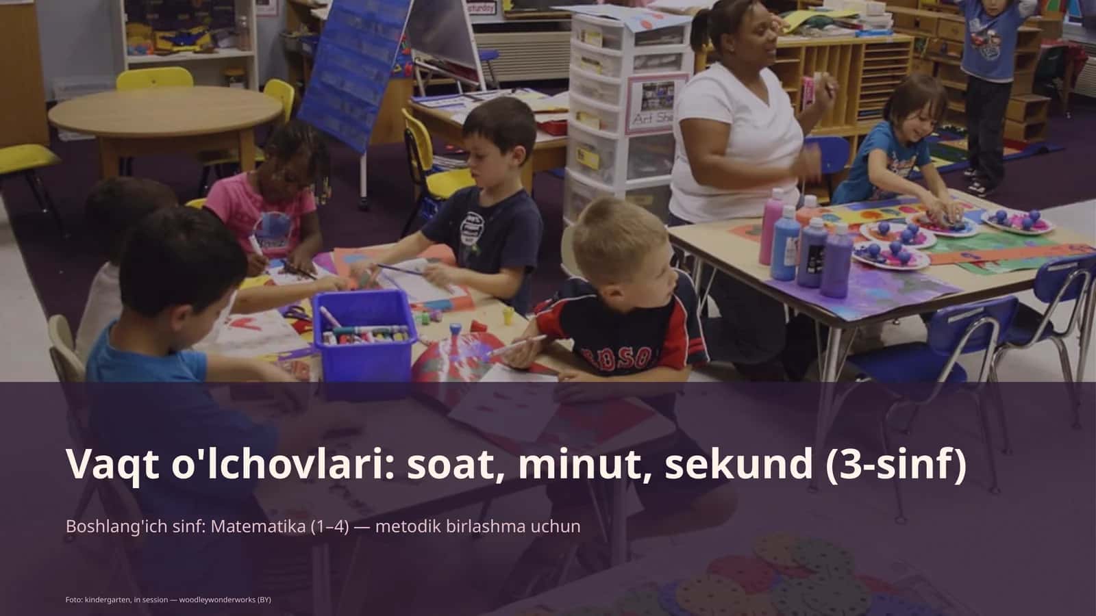 Vaqt o'lchovlari: soat, minut, sekund (3-sinf) 1