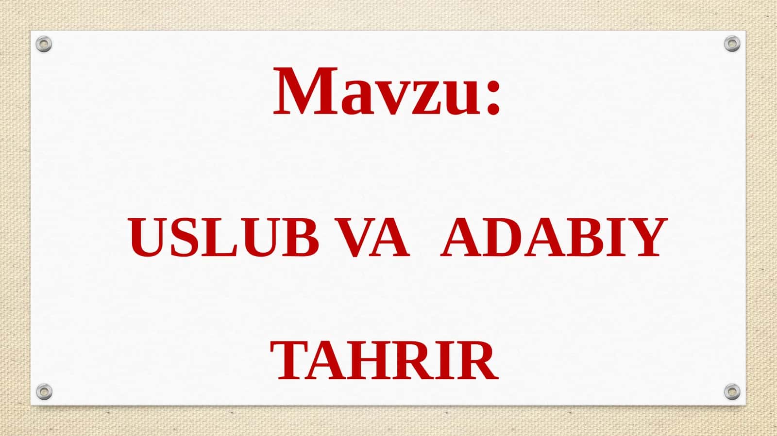 USLUB VA  ADABIY TAHRIR 1