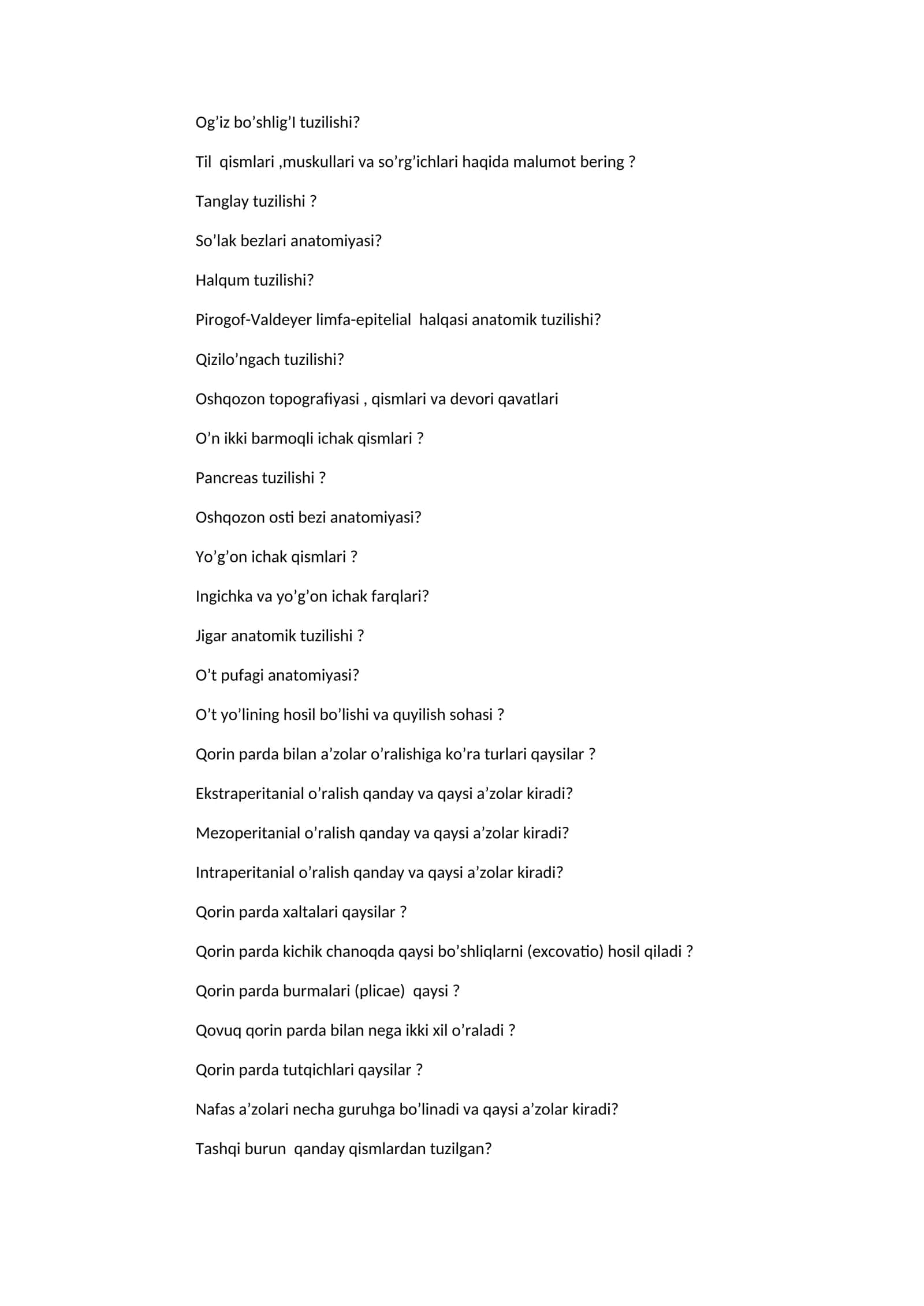 Oshqozon osti bezi anatomiyasi 1