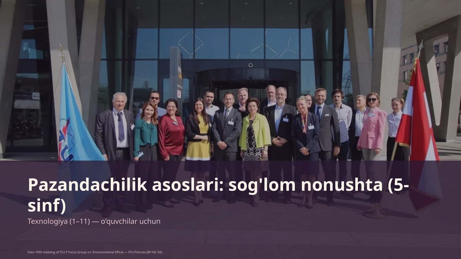 Pazandachilik asoslari: sog'lom nonushta (5-sinf) 1