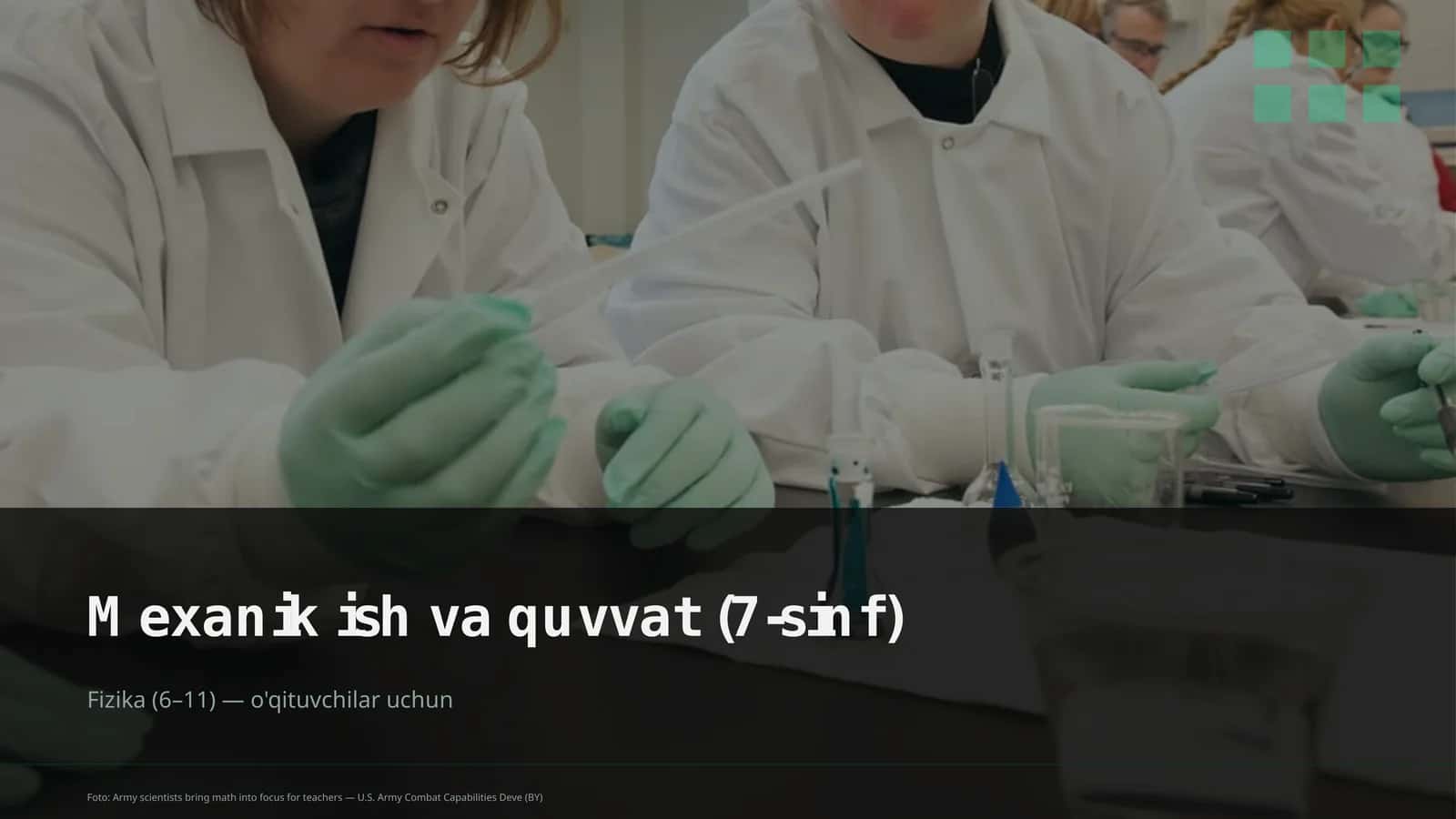 Mexanik ish va quvvat (7-sinf) 1