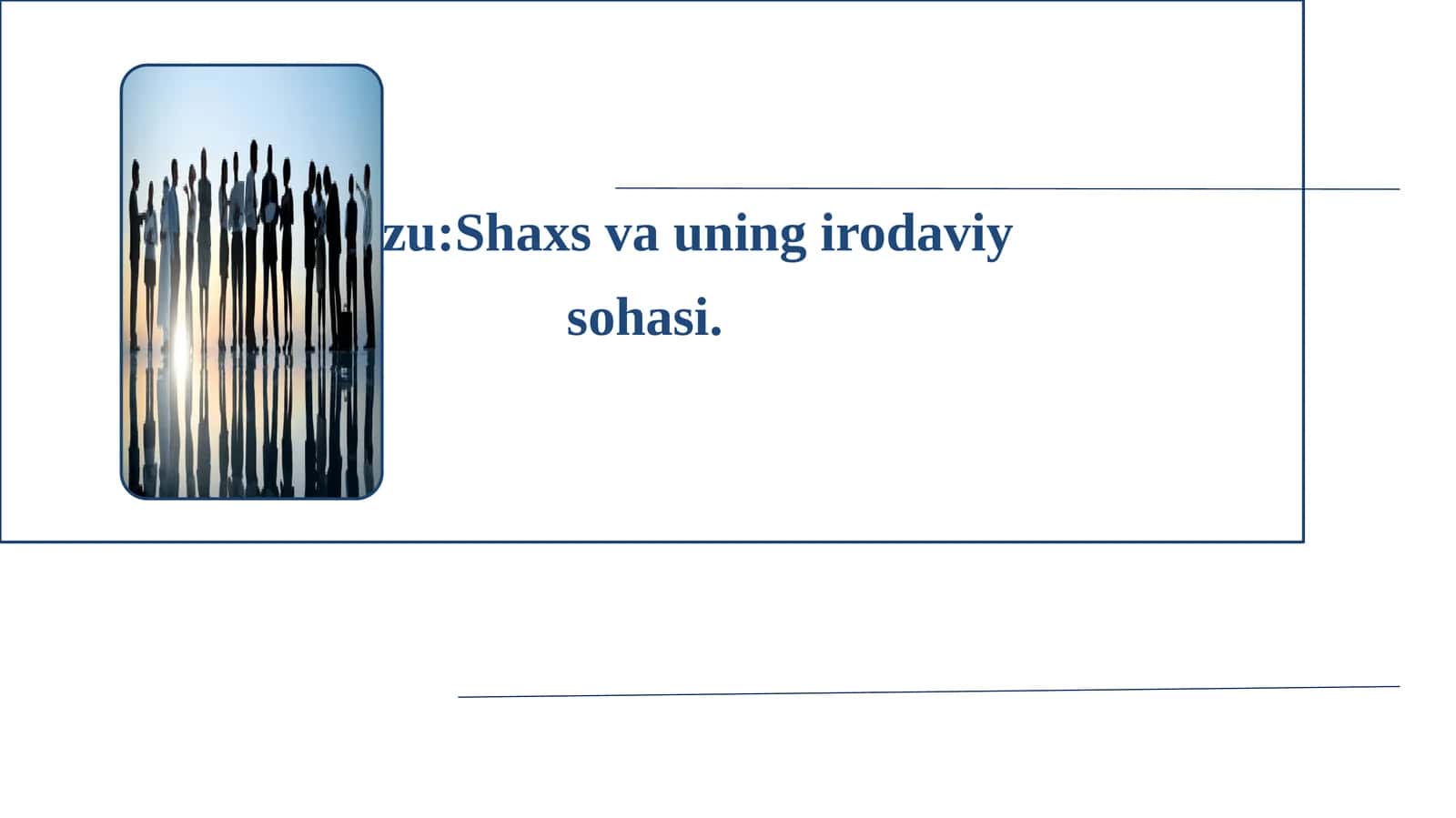 Shaxshaqida tushuncha 1