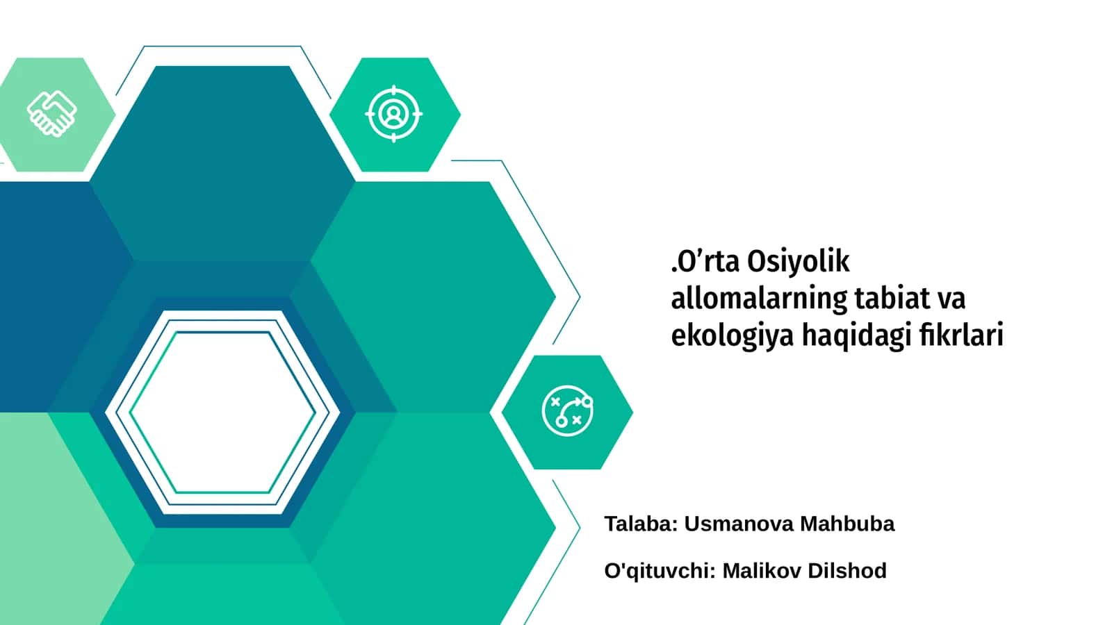 O'rta Osiyolik allomalarning tabiat va ekologiya haqidagi fikrlari 1