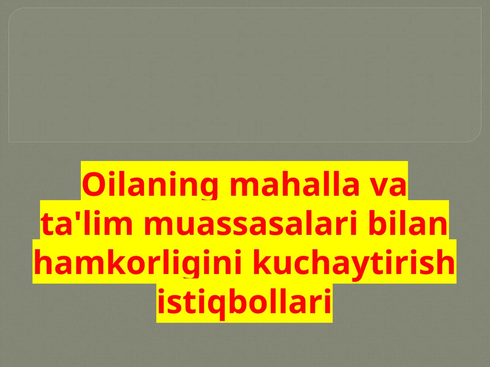 Tarbiyaviy ishlar 1
