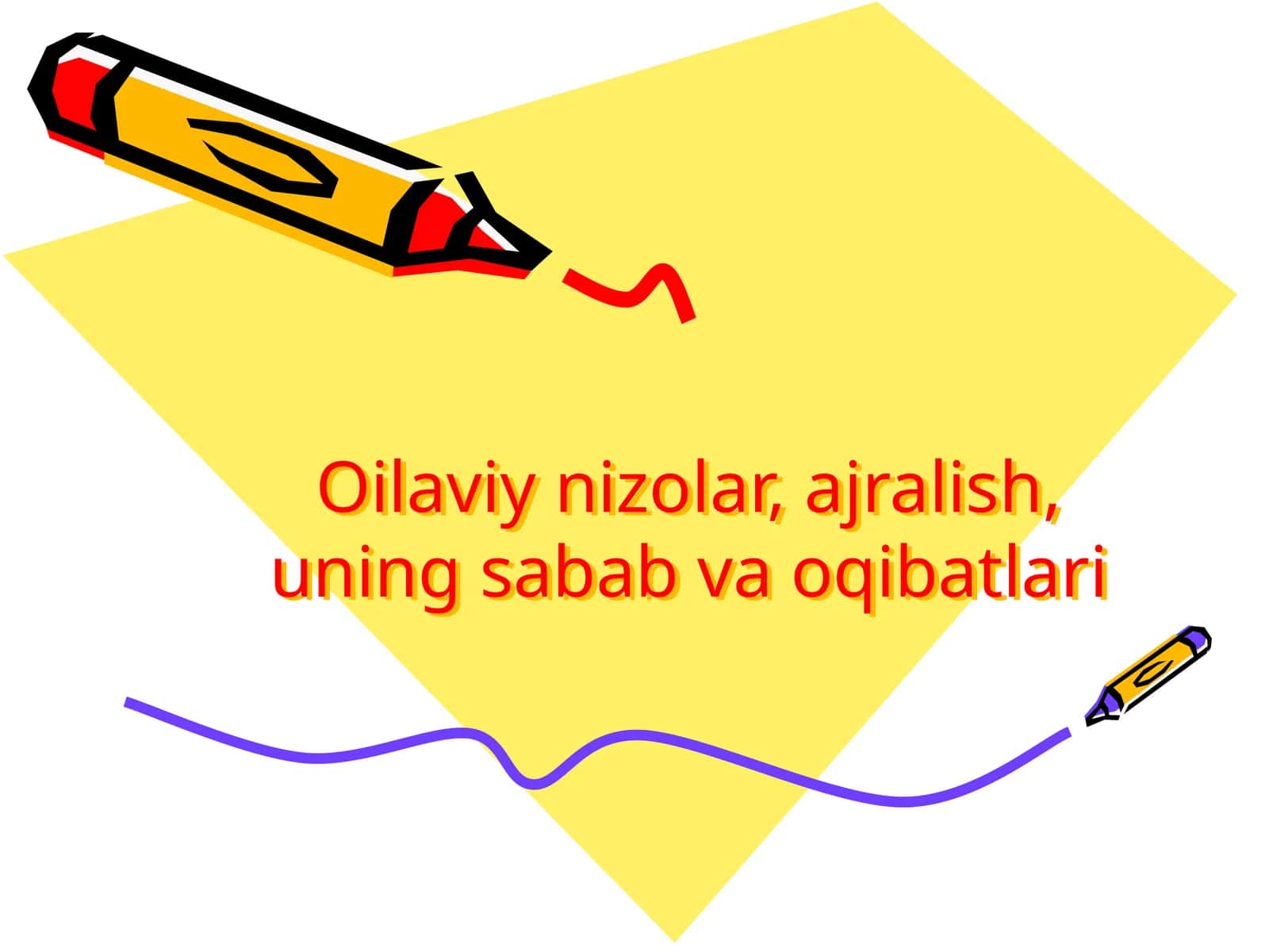 Oilaviy nizolar, ajralish, uning sababi va oqibatlari 1