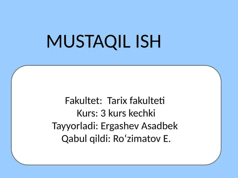 Sharq uyg'onish davrida (1-Renessans) ilm-fan va pedagik fikrlar 1