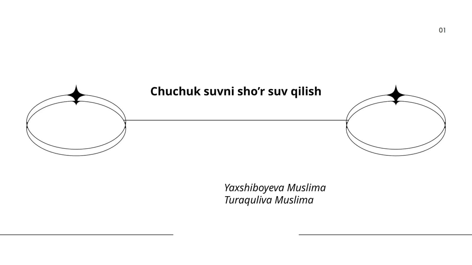 Sho'r suvni sho’r suv qilish 1