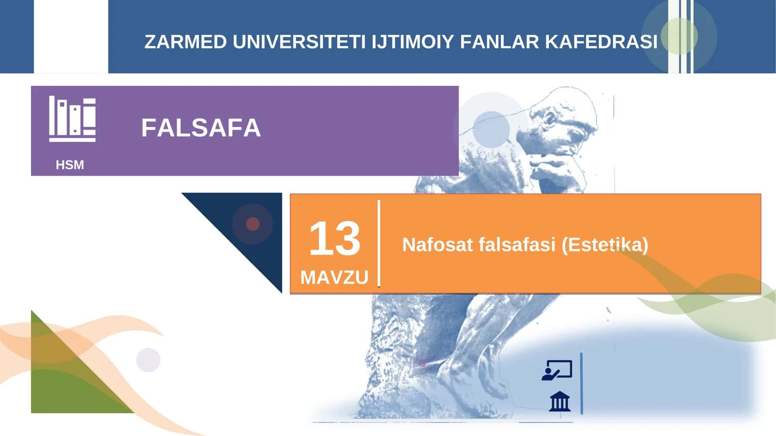 Nafosat falsafasi (Estetika) 1