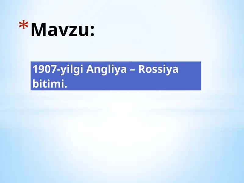 1907-yilgi Angliya – Rossiya bitimi 1
