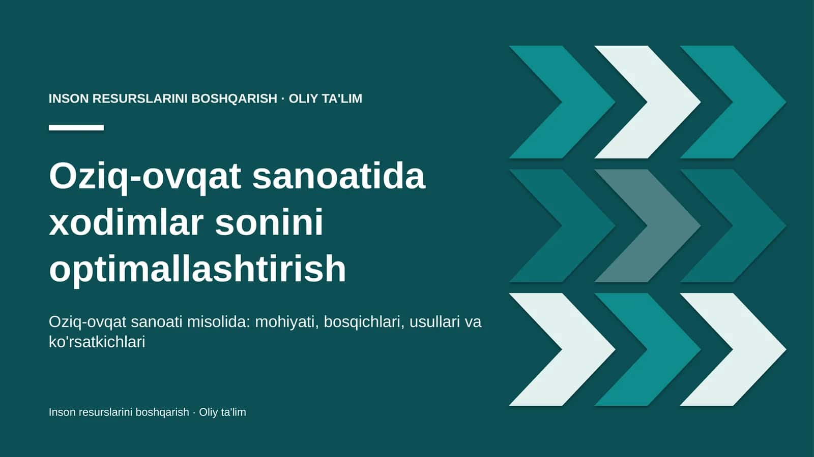 oziq ovqat sanoatida xodimlar sonini optimallashtirish 8293 1