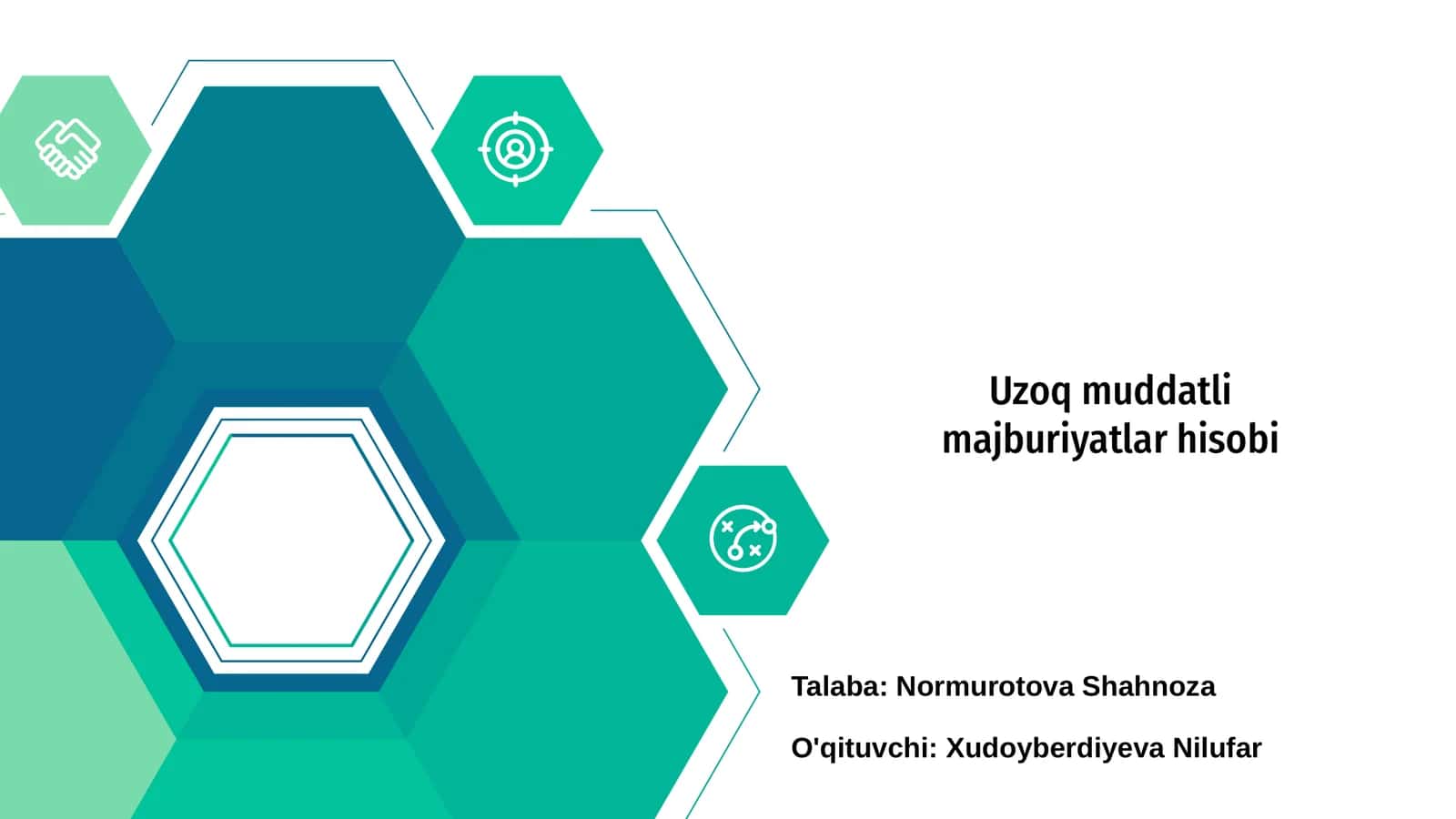 Uzoq muddatli majburiyatlar hisobi 1
