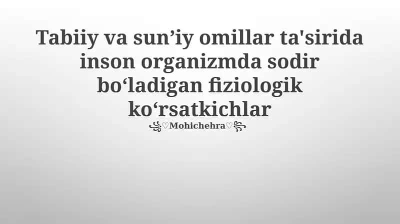 Jismoniy faoliyat va mashqlarning ta'siri 1