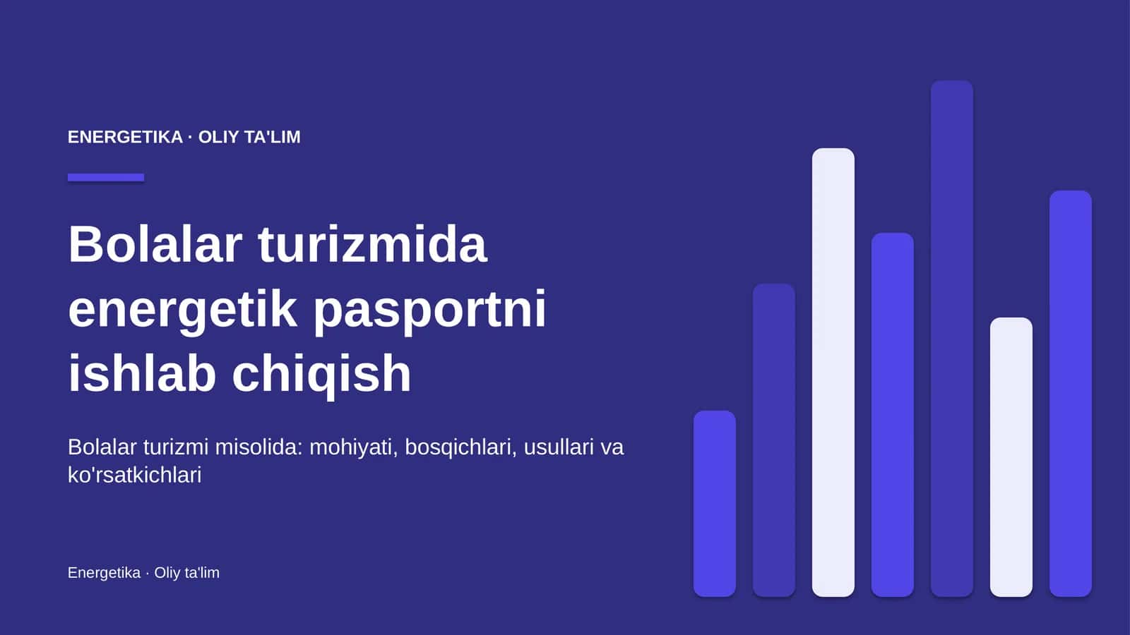 bolalar turizmida energetik pasportni ishlab chiqish 2934 1