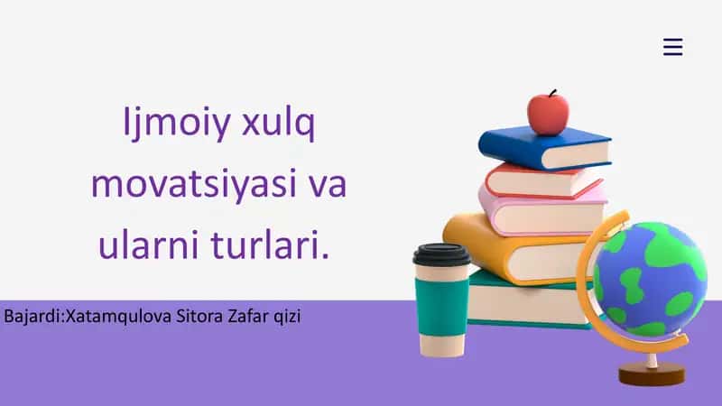 Ijtimoiy xulq motivatsiyasi va ularni turlari 1