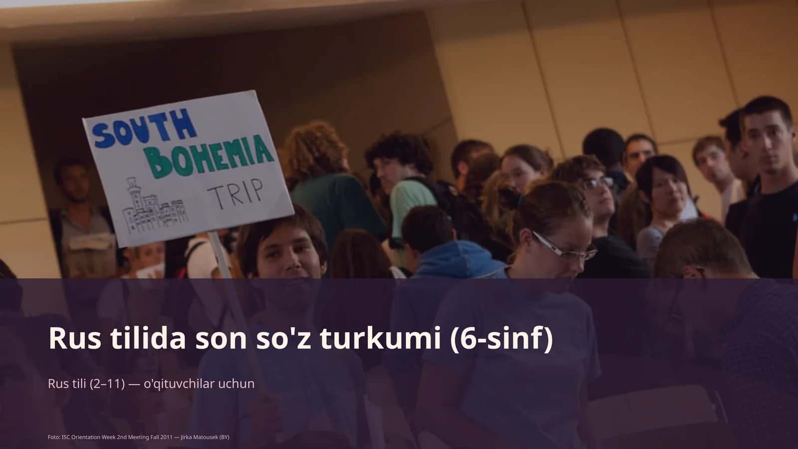 Rus tilida son so'z turkumi (6-sinf) 1