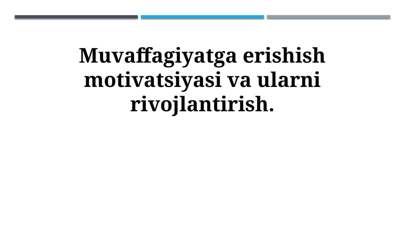 Ижобий фикрлаш ва ўзгага ишонишнинг уйғунлиги 1