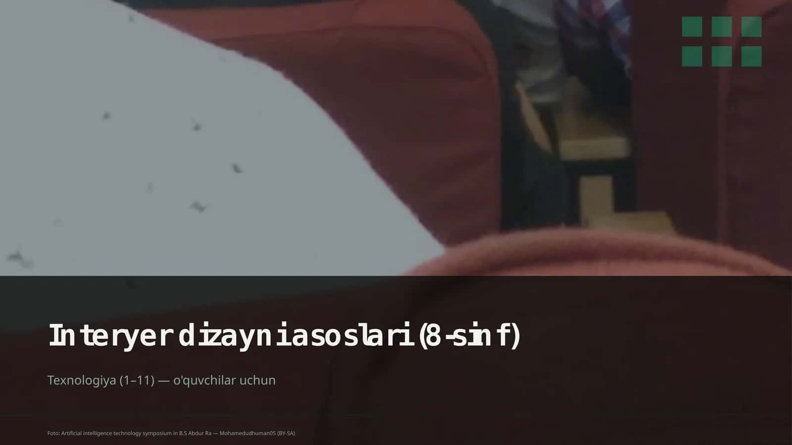 Interyer dizayni asoslari (8-sinf) 1