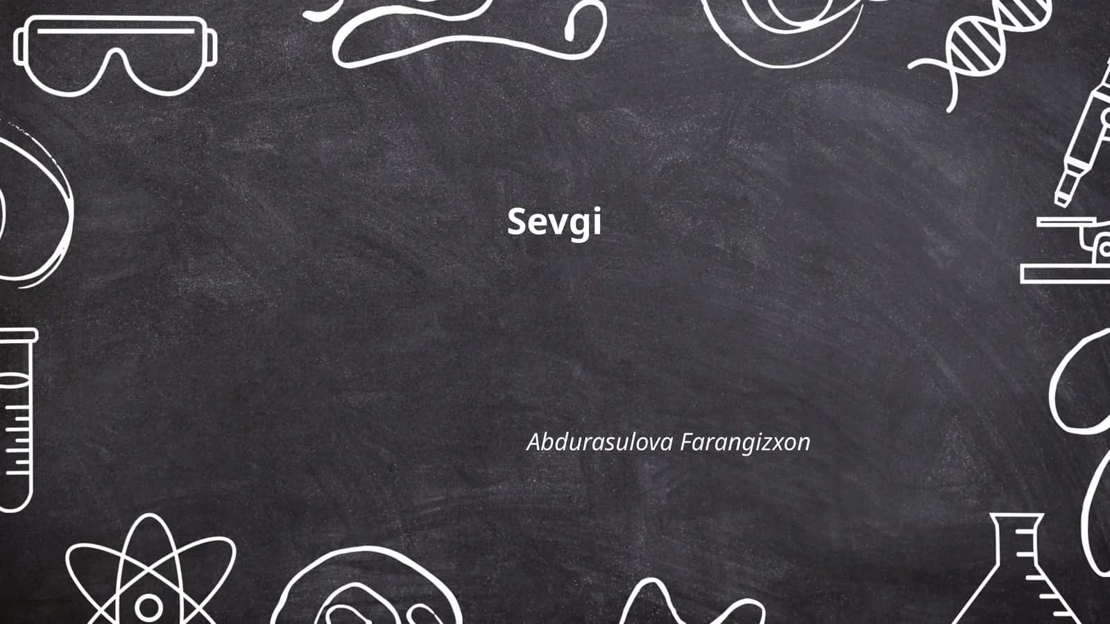 Sevgi 1