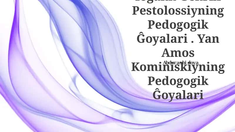Iogann Genrix Pestolossiyning Pedogogik Ĝoyalari 1