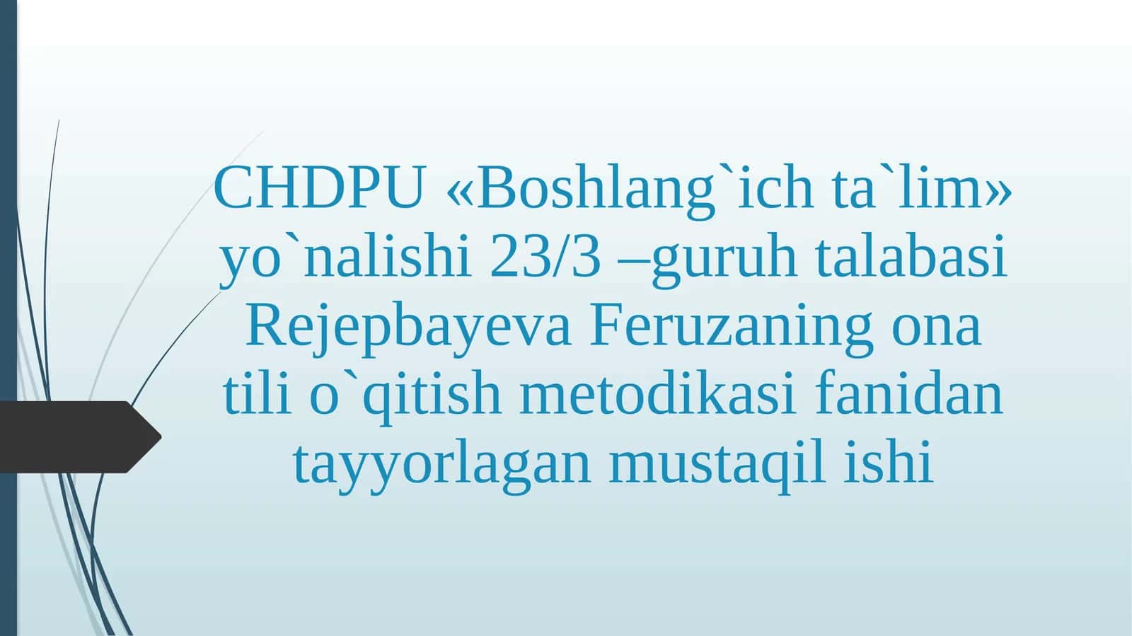 Sodda gap ta’rifi va tasnifi 1