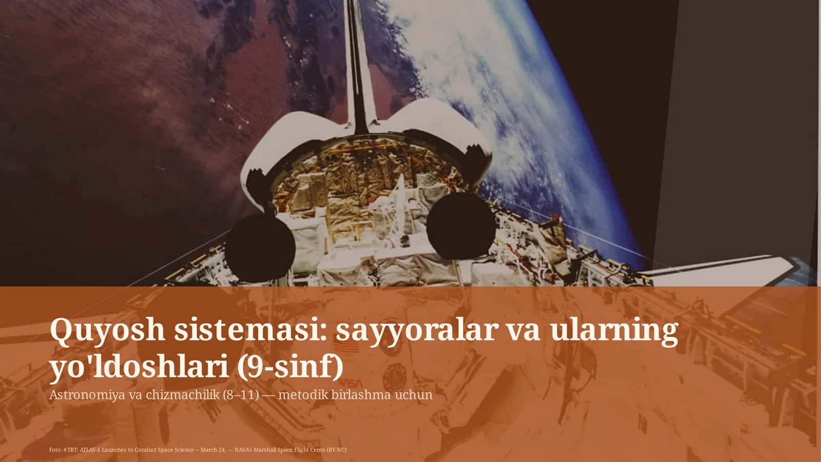 Astronomiya va chizmachilik (8–11) 1