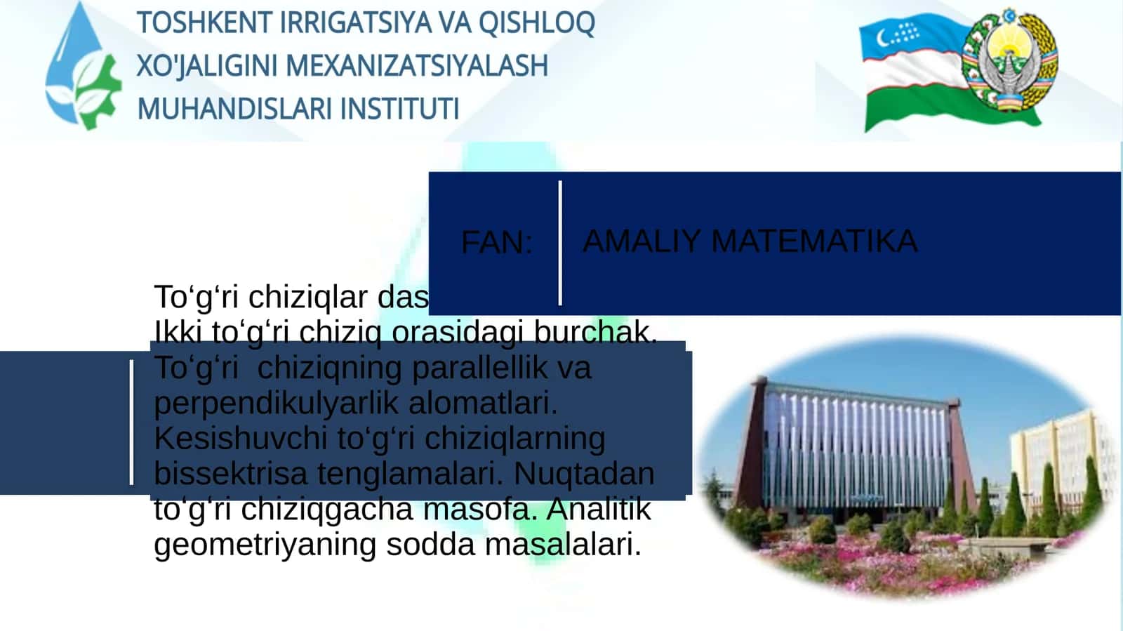 To‘g‘ri chiziqlar dastasi tenglamasi 1