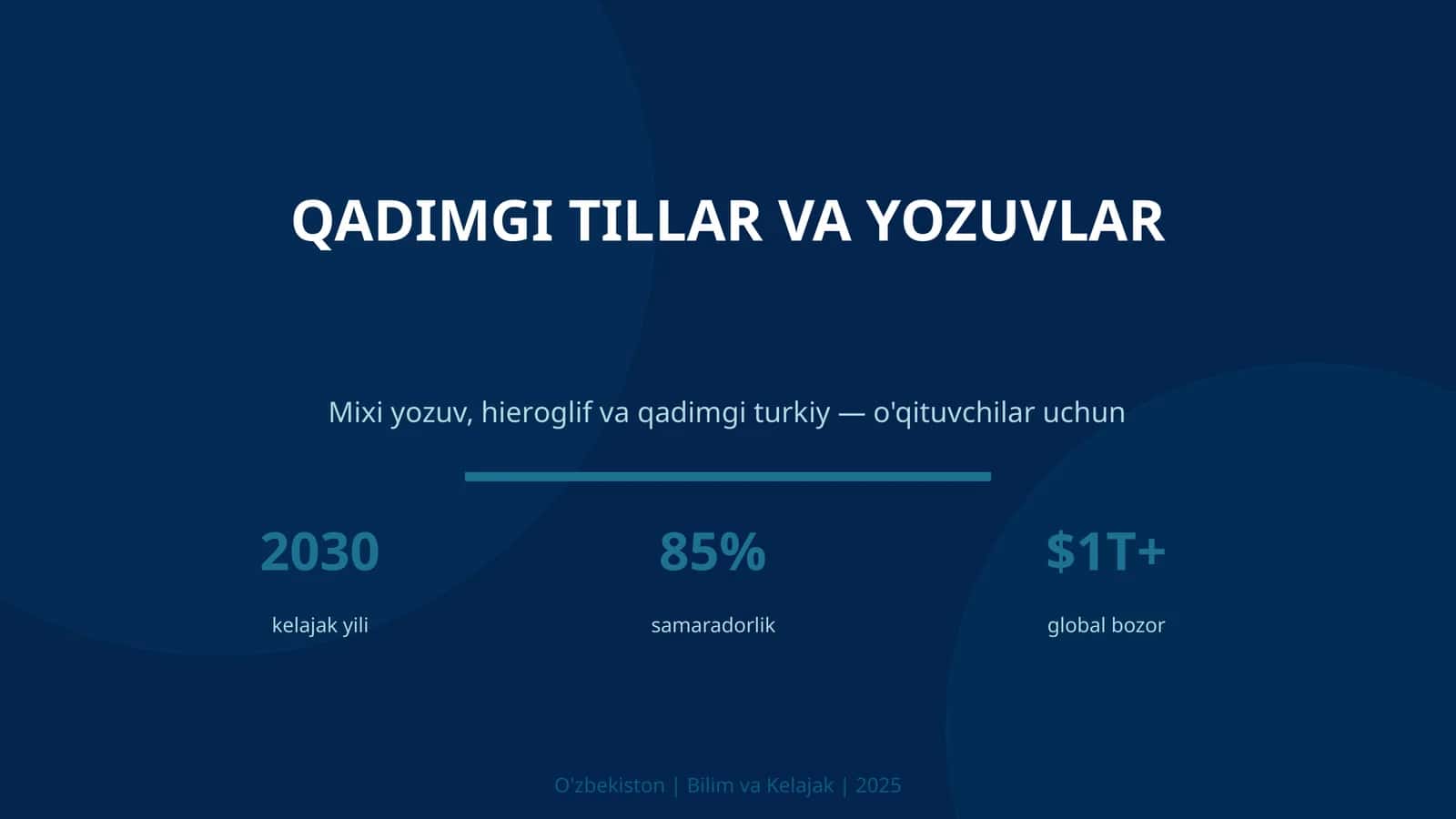 QADIMGI TILLAR VA YOZUVLAR 1