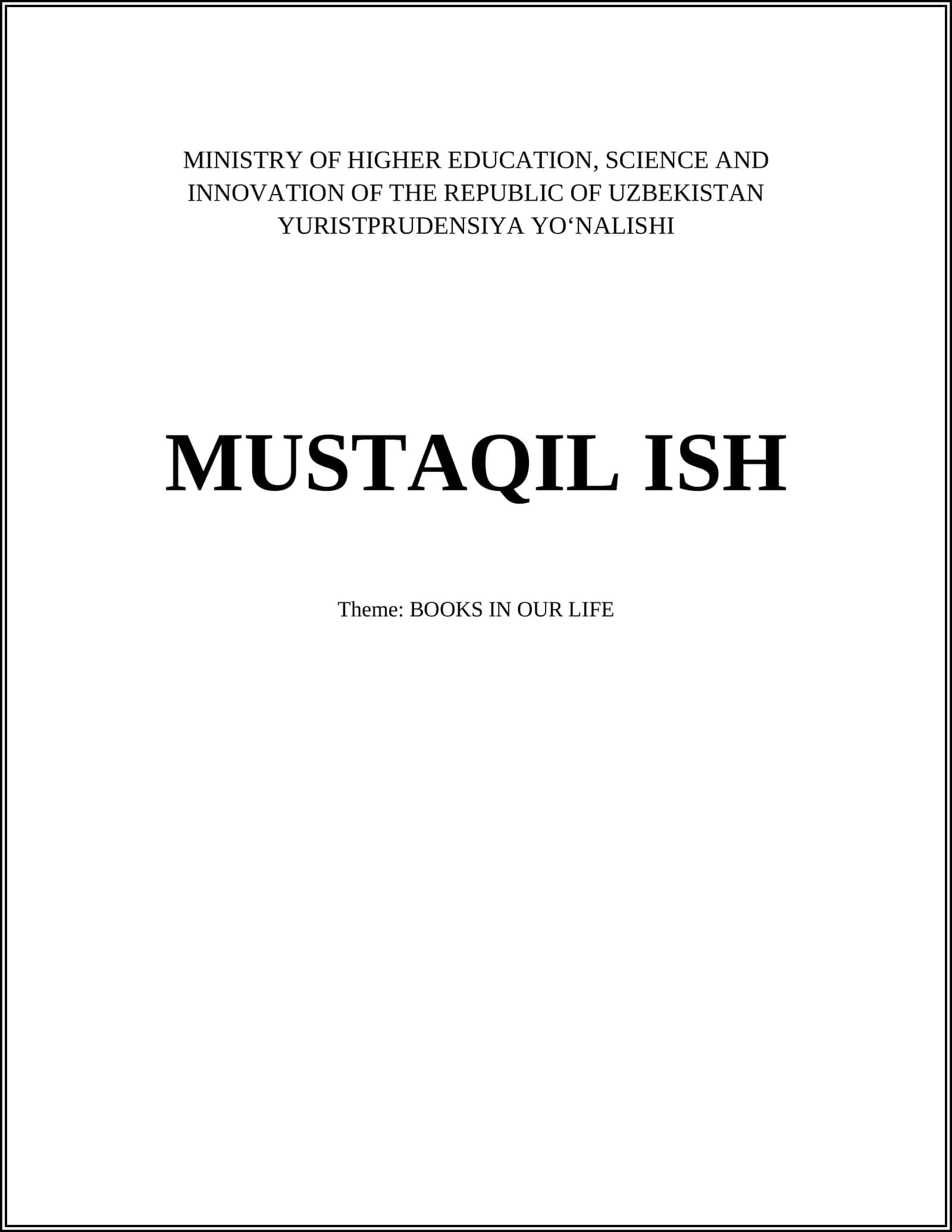 YURISTPRUDENSIYA YOʻNALISHI 1