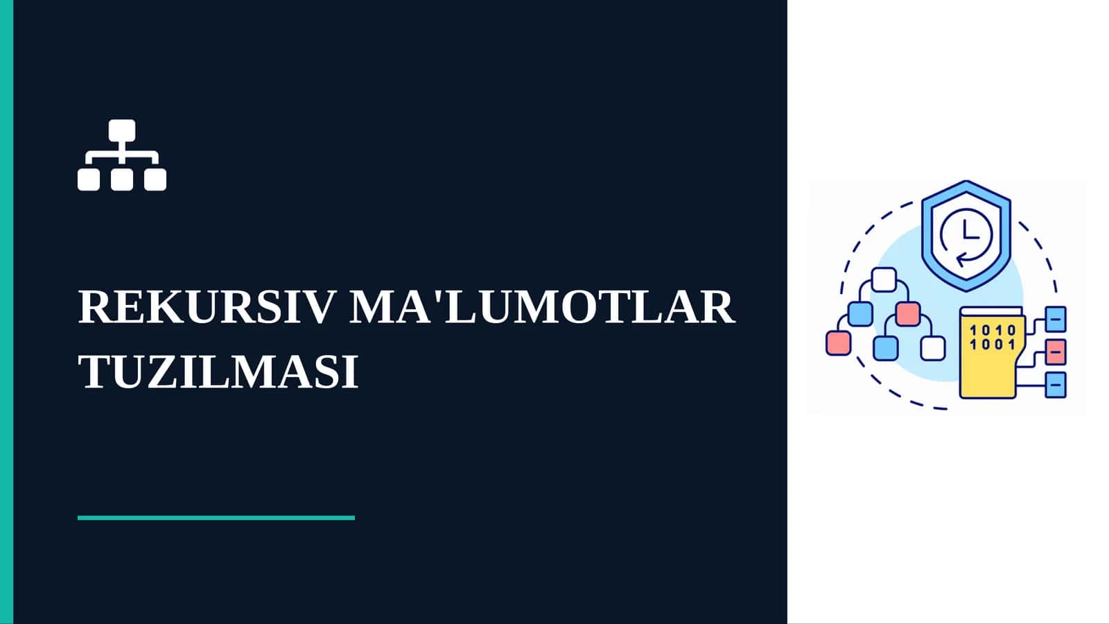REKURSIV MA'LUMOTLAR TUZILMASI 1