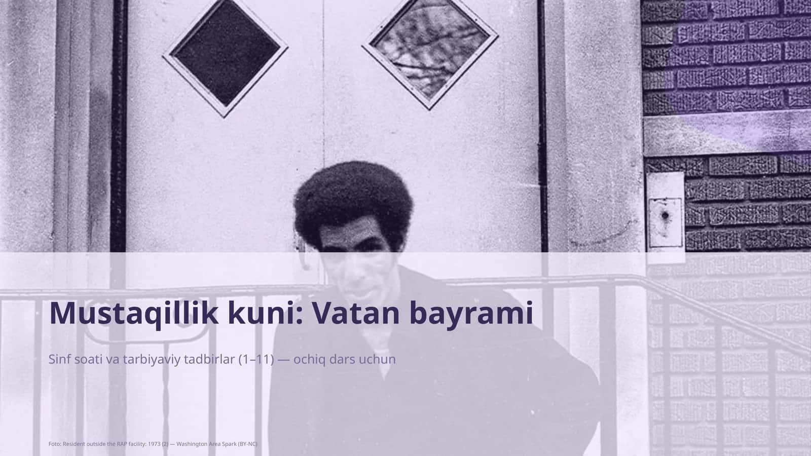 Sinf soati va tarbiyaviy tadbirlar 1