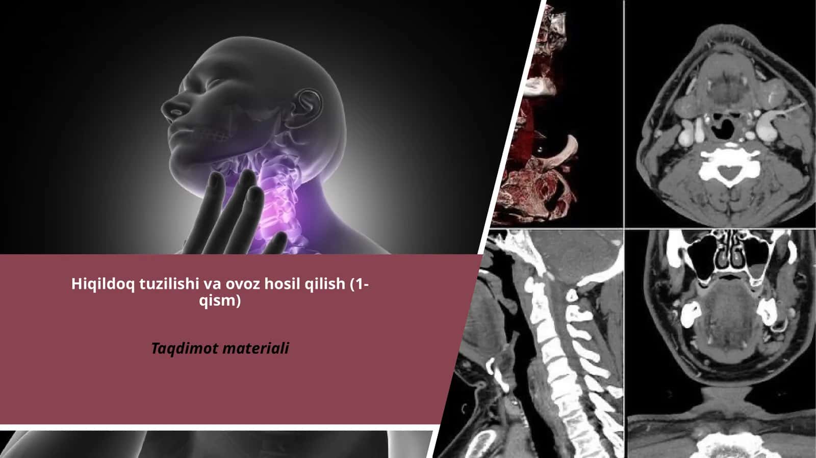 Hiqildoq tuzilishi va ovoz hosil qilish (1-qism) 1