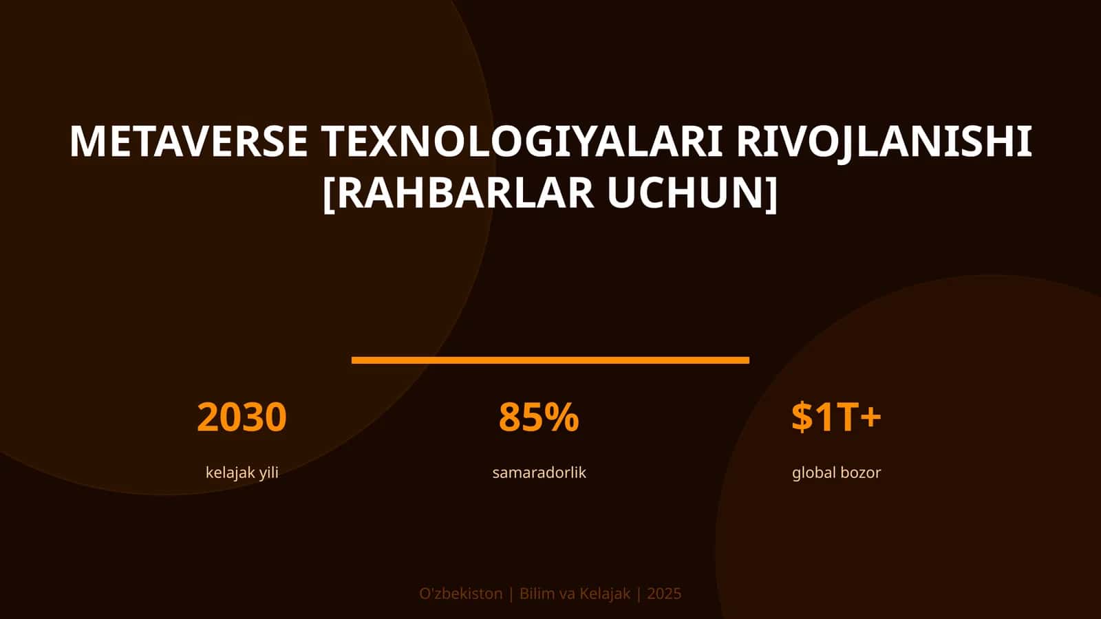 Metaverse texnologiyalari rivojlanishi [rahbarlar uchun] 1