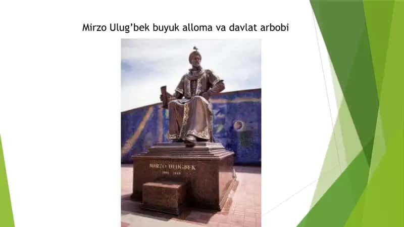 Mirzo Ulug'bek 1