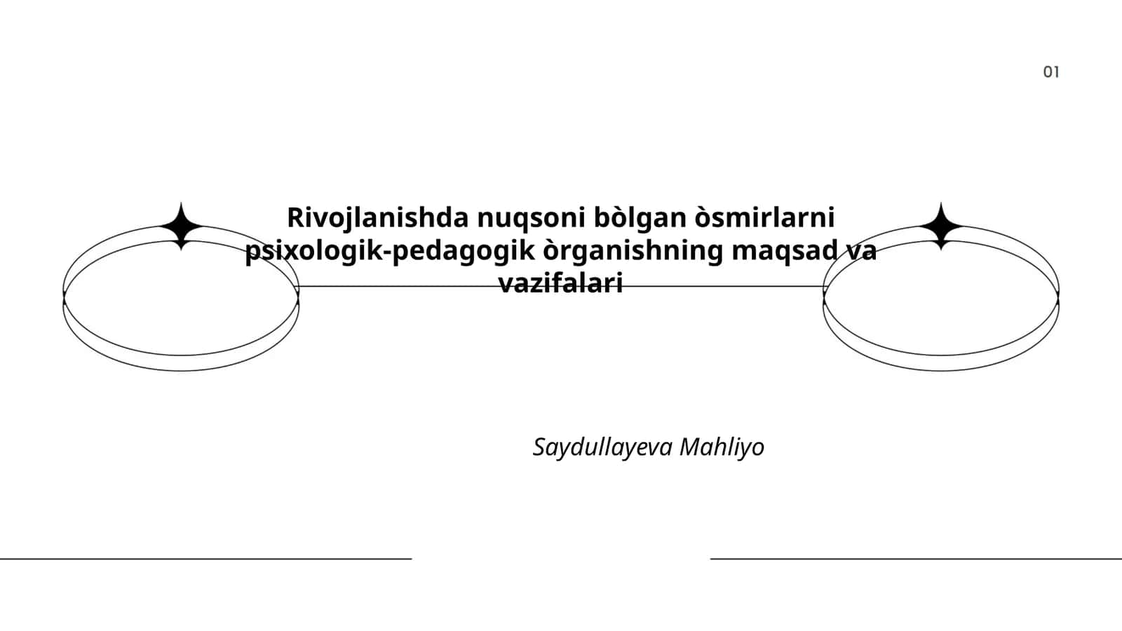 Rivojlanishda nuqsoni bòlgan òsmirlarni psixologik-pedagogik òrganishning maqsad va vazifalari 1