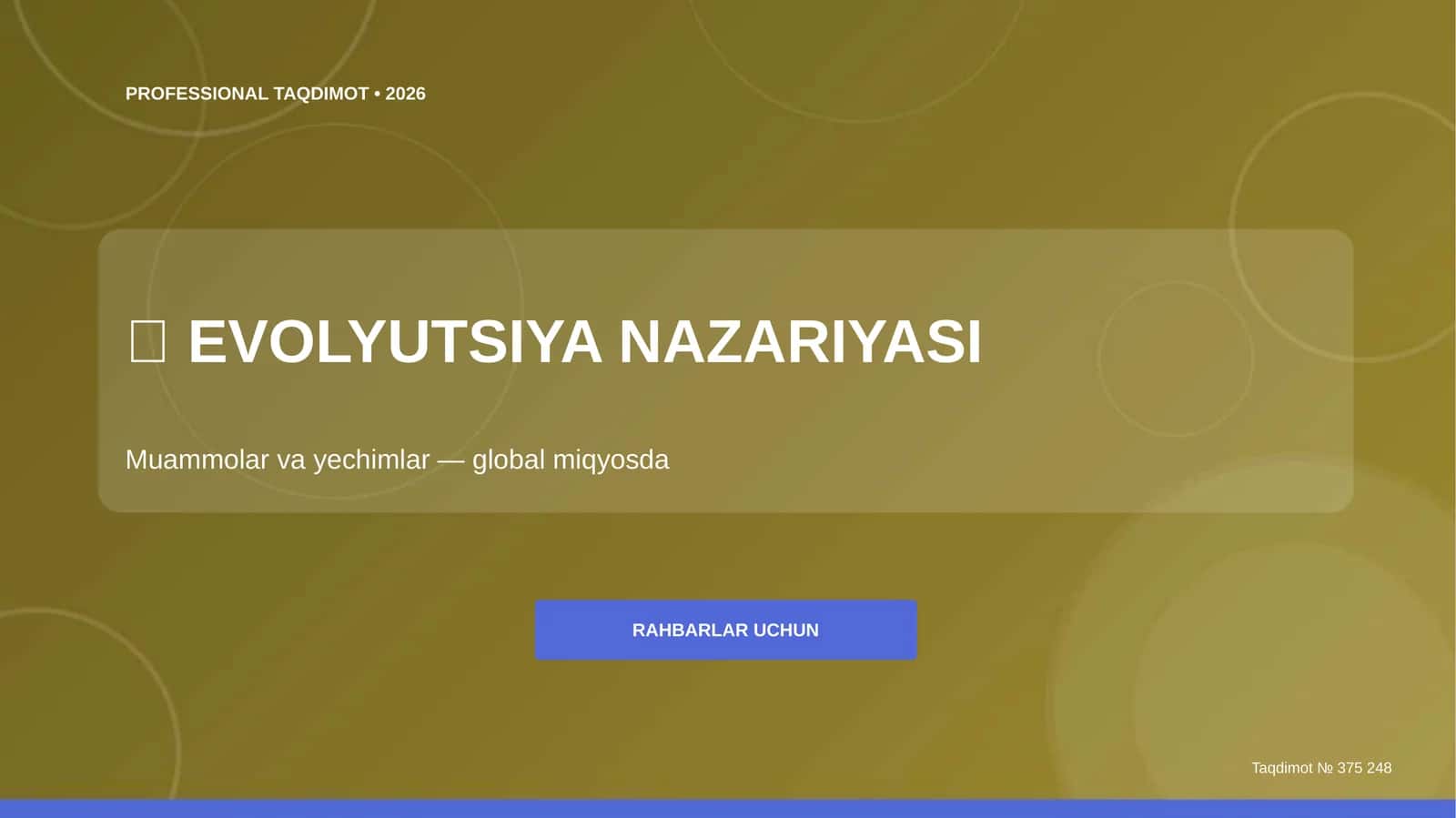 EVOLYUTSIYA NAZARIYASI 1