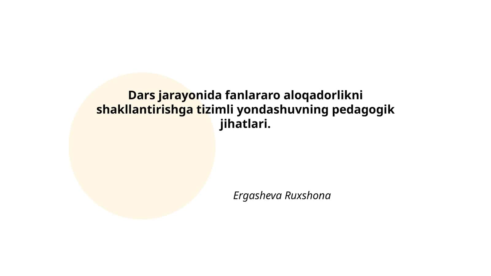Jarayon Metodologiyasi 1