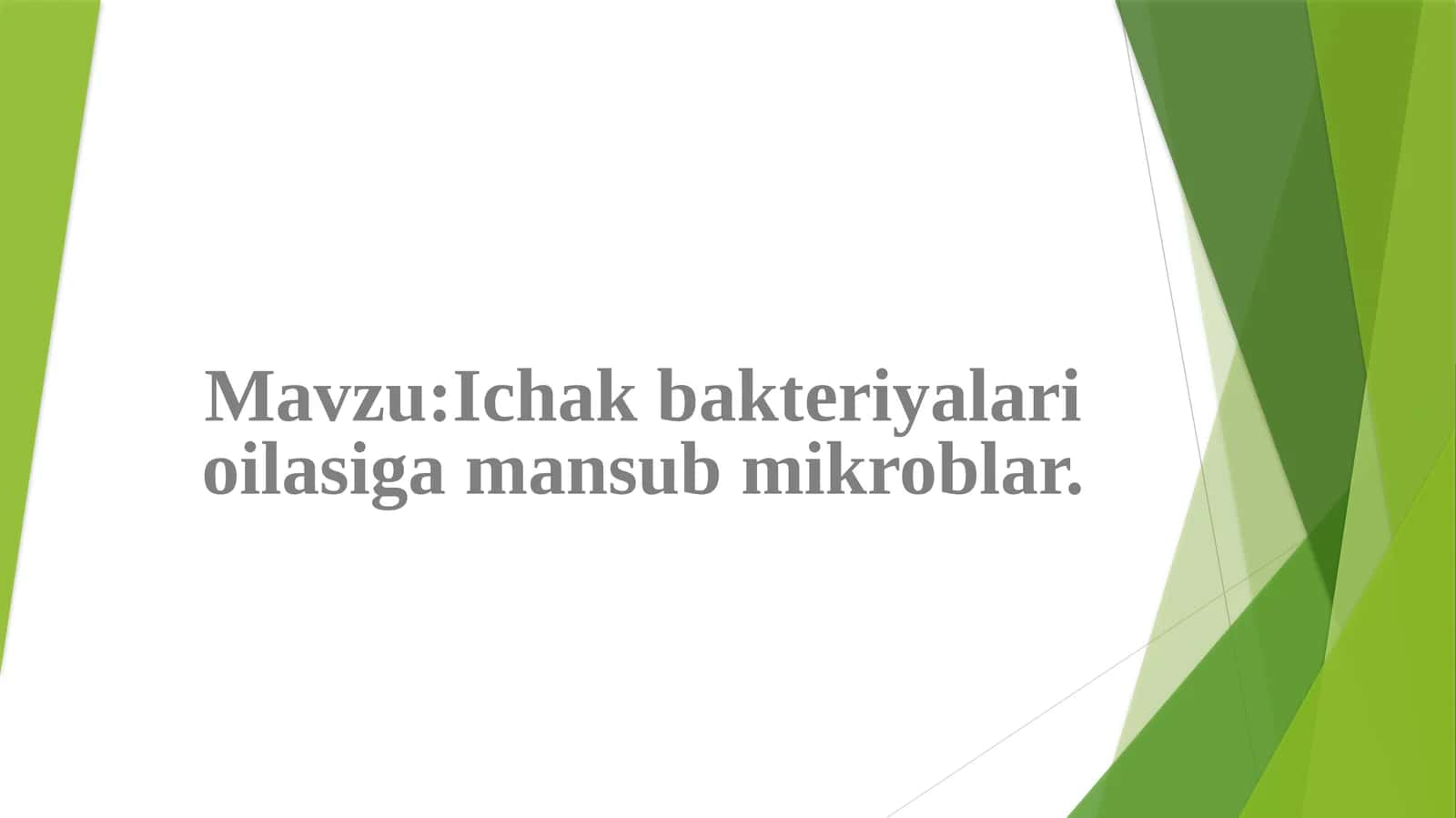 Ichak bakteriyalari oilasiga mansub mikroblar 1