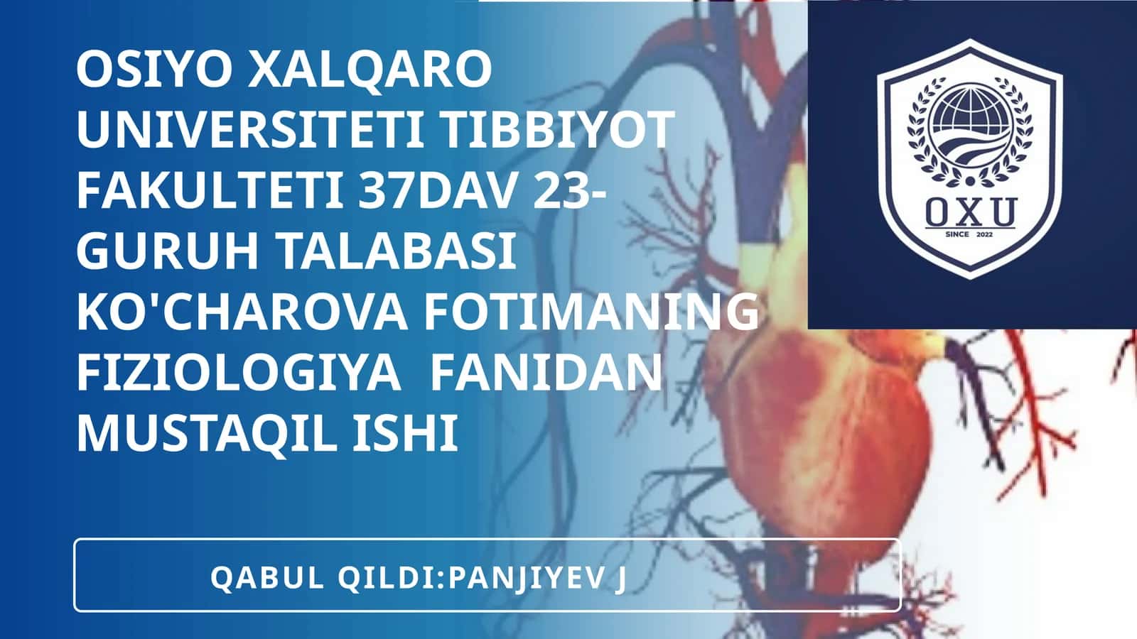 Koronar qon aylanishi xususiyati va QSX va QMX aniqlash usullari 1