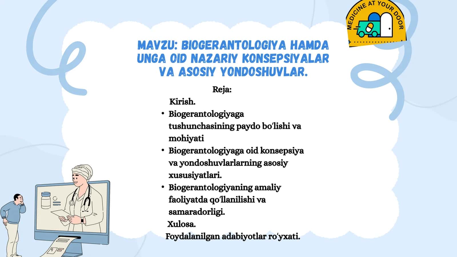 BIOGERANTOLOGIYA HAMDA UNGA OID NAZARIY KONSEPSIYALAR VA ASOSIY YONDOSHUVLAR 1