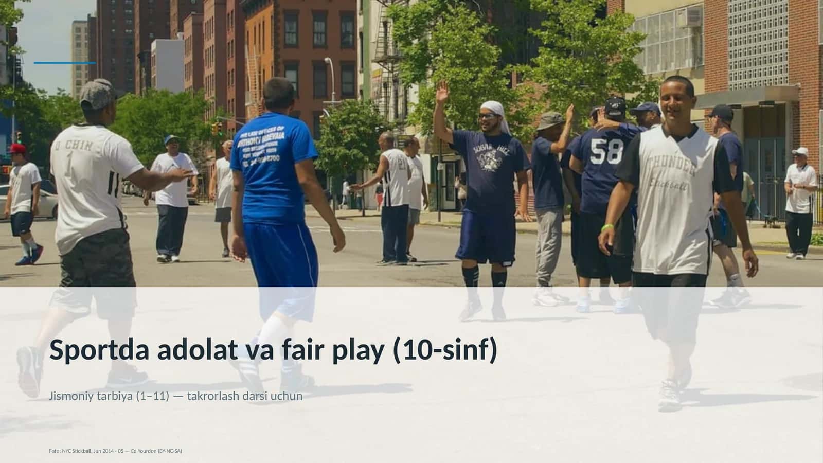 Sportda adolat va fair play (10-sinf) 1