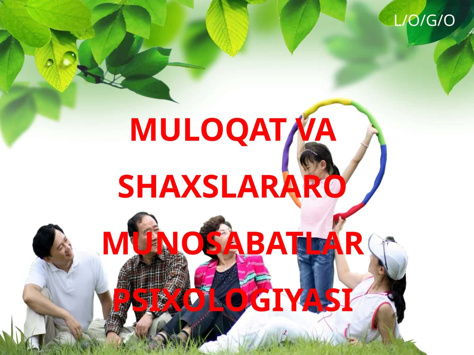 MULOQAT VA SHAXSLARARO MUNOSABATLAR PSIXOLOGIYASI 1