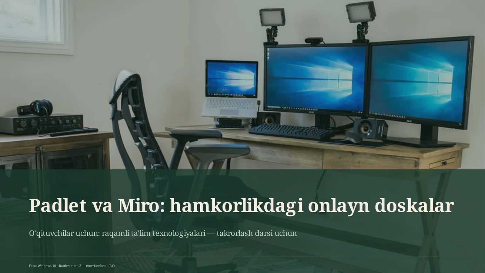 Padlet va Miro: hamkorlikdagi onlayn doskalar 1