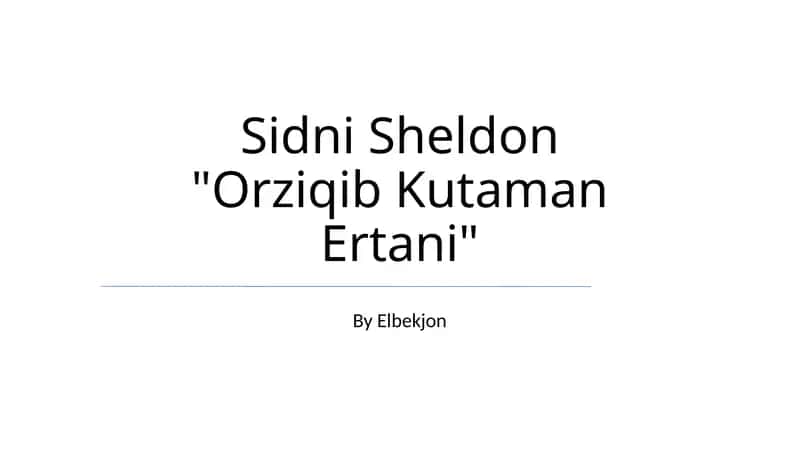 Orziqib Kutaman Ertani 1